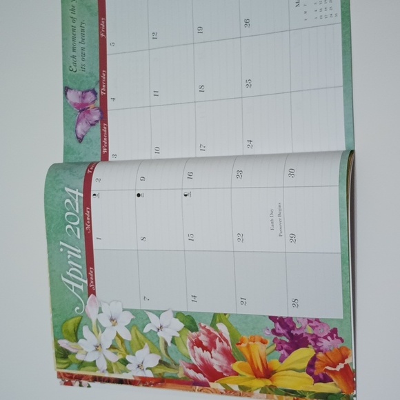 2/$20 2024 Monthly Planner Thoughts & Inspirations Boys Town - Picture 6 of 16